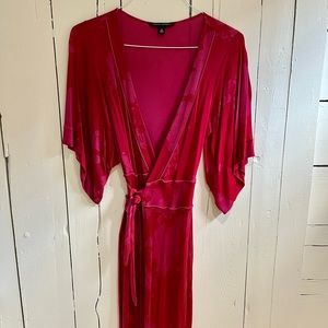 Softest wrap dress ever. Beautiful pattern!